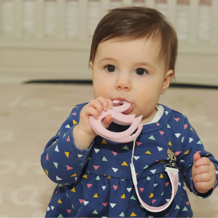 عضاضة مالاركي للأطفال + عضاضة على شكل ريشة بجعة عضاضة مالاركي للأطفال + عضاضة على شكل ريشة بجعة