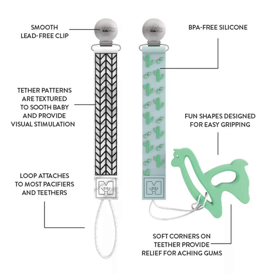 عضاضة مالاركي للأطفال + عضاضة على شكل ريشة بجعة عضاضة مالاركي للأطفال + عضاضة على شكل ريشة بجعة