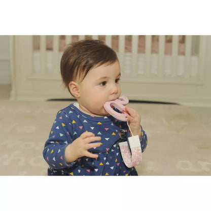 Malarkey Kids Teether Tether + Teether Feather Swan