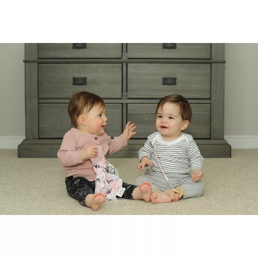 Malarkey Kids Teether Tether + Teether Feather Swan