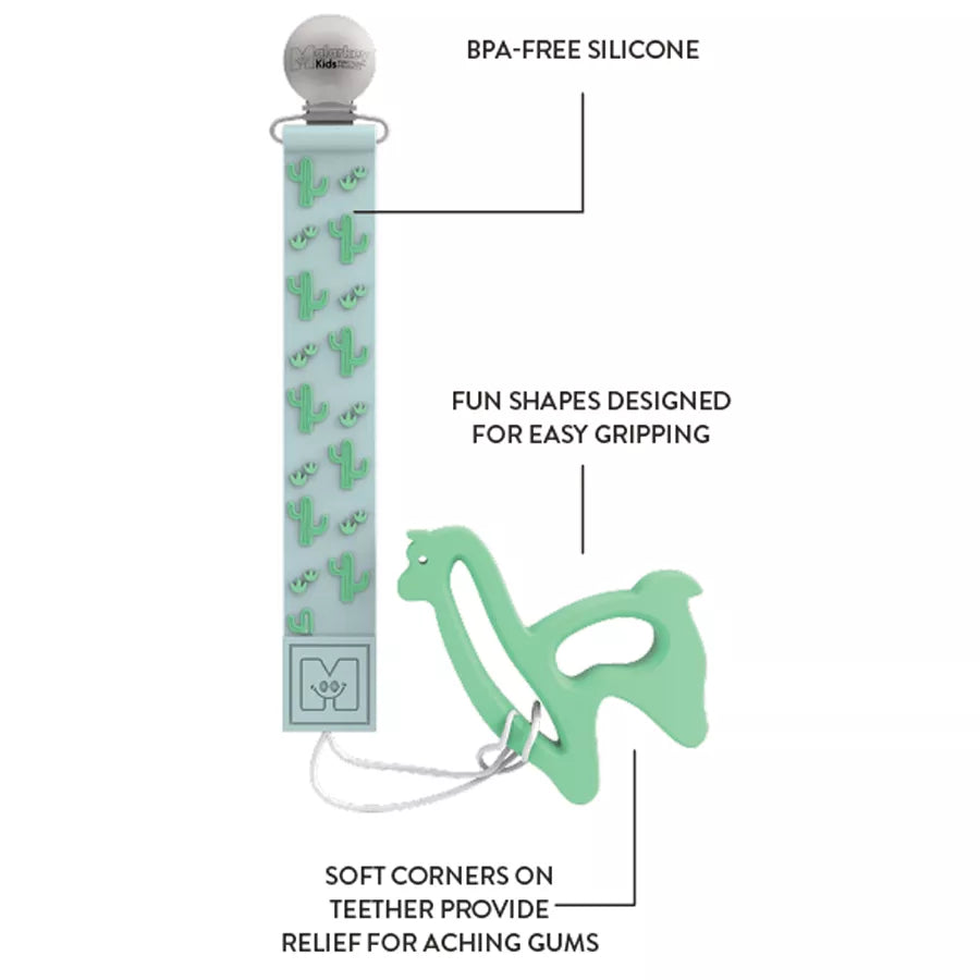 عضاضة مالاركي للأطفال + عضاضة كاكتوس لاما عضاضة مالاركي للأطفال + عضاضة كاكتوس لاما