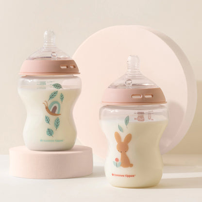 Tommee Tippee Natural Start Bottle Pond 260ml (Pack of 2)-Girl