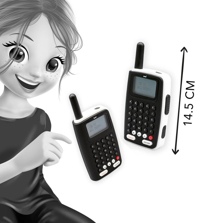 Buki France Walkie Talkie Messenger 8 Channels With 3Km Range