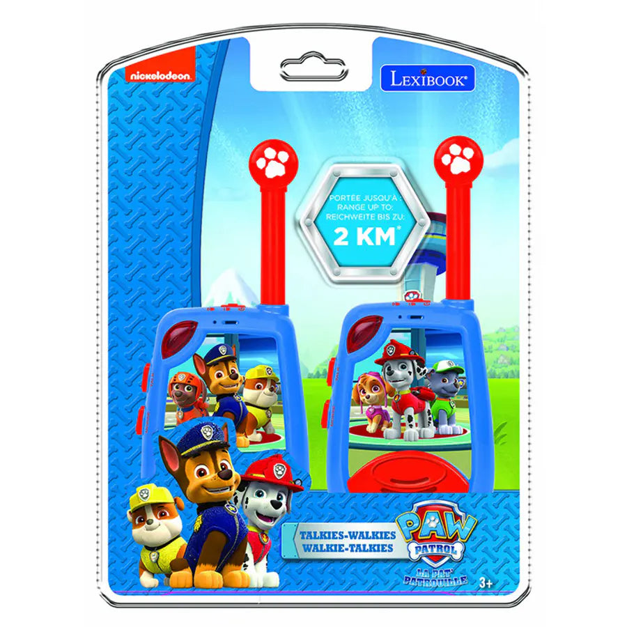 جهاز اتصال لاسلكي رقمي Lexibook Paw Patrol بمدى 2 كم مع ضوء مورس جهاز اتصال لاسلكي رقمي Lexibook Paw Patrol بمدى 2 كم مع ضوء مورس