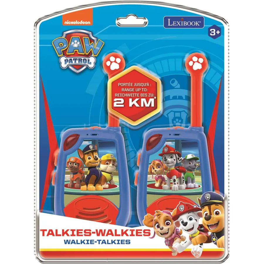 جهاز اتصال لاسلكي رقمي Lexibook Paw Patrol بمدى 2 كم مع ضوء مورس جهاز اتصال لاسلكي رقمي Lexibook Paw Patrol بمدى 2 كم مع ضوء مورس