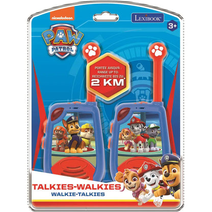 Lexibook Paw Patrol Digital Walkie Talkie 2km W/Morse Light