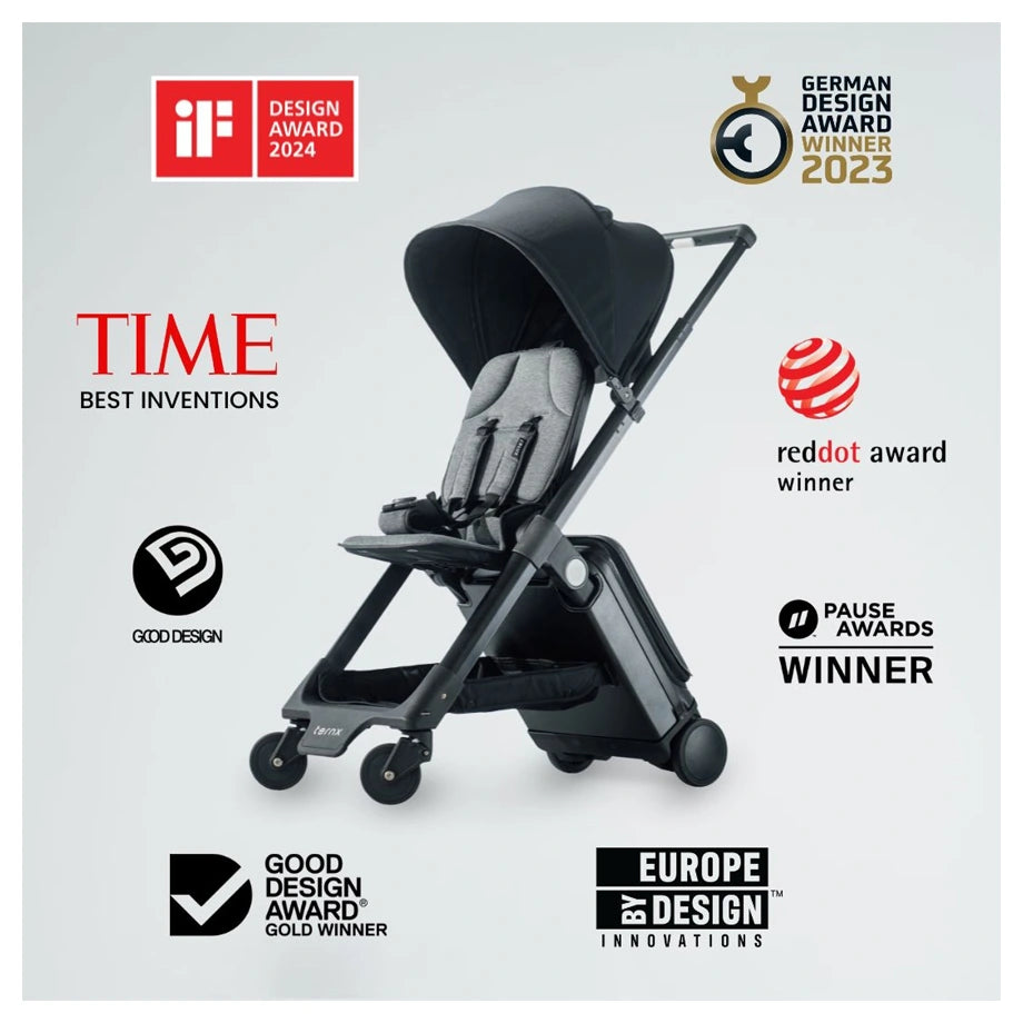 Tern X Carry On Luggage Stroller (Black)