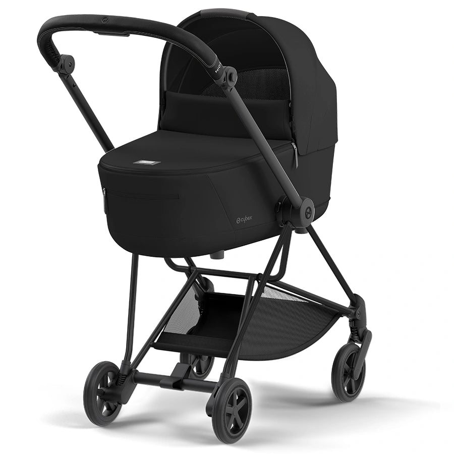 Cybex - Mios Matt Black Frame with Lux Carry Cot (Sepia Black)