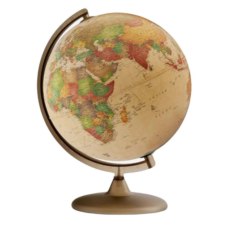 Tecnodidattica Discovery Illuminated and revolving Globe 12"/30cm Diameter-Antique Style