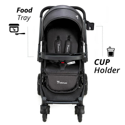 Teknum Reversible Moon Walk Stroller (Black)