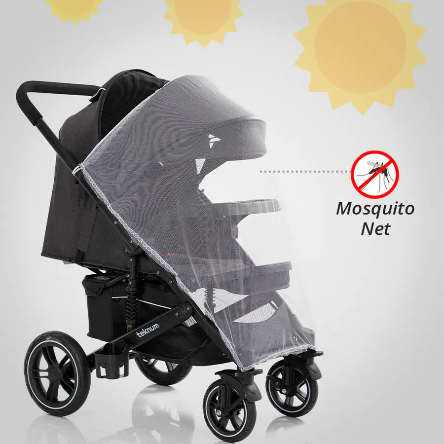 Teknum Reversible Moon Walk Stroller (Black)