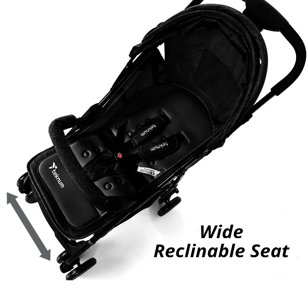 Teknum Trip Plus Stroller (Black)