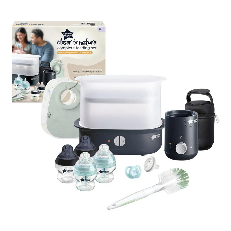 Tommee Tippee Closer to Nature Complete Feeding Kit- Black