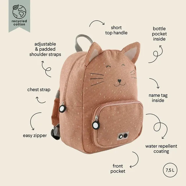 Trixie Backpack & Water Bottle Set (Mrs Cat)
