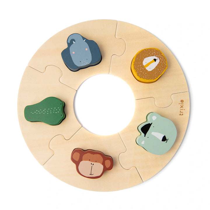 Trixie Wooden Round Puzzle