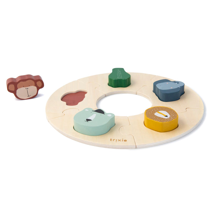 Trixie Wooden Round Puzzle