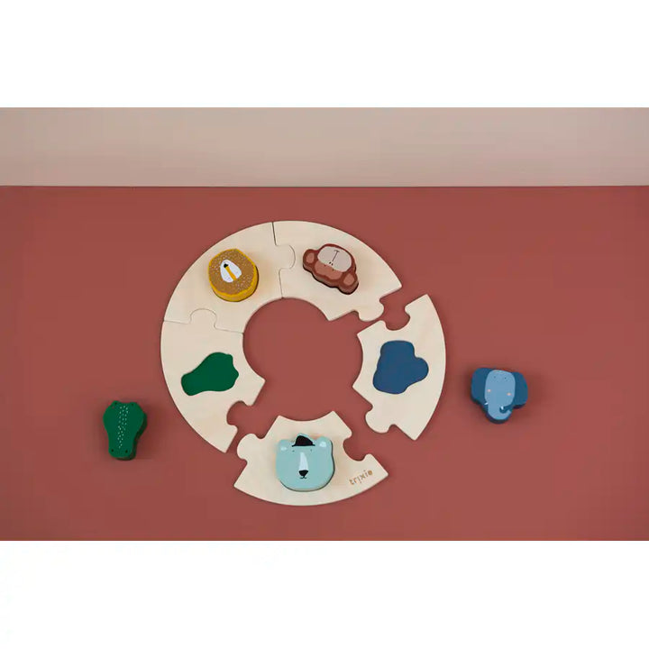 Trixie Wooden Round Puzzle