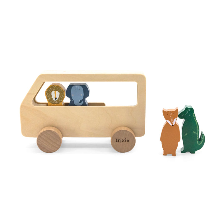 Trixie Wooden Animal Bus New
