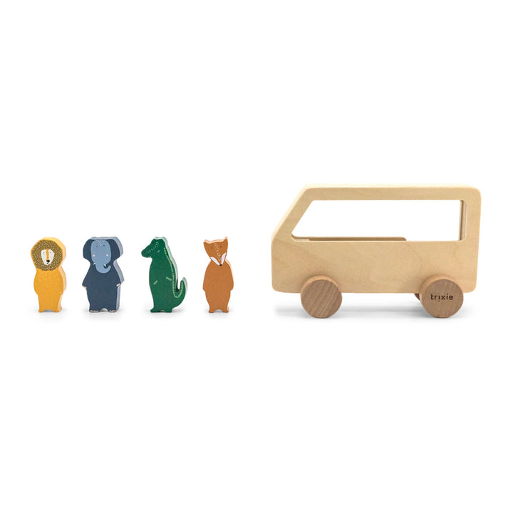 Trixie Wooden Animal Bus New