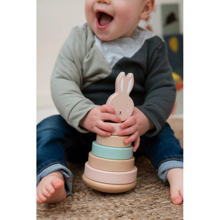 Trixie Wooden Stacking Toy Mrs.Rabbit