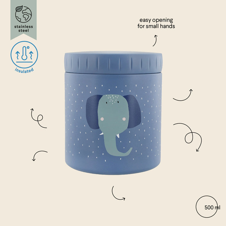 Trixie Insulated Food Jar Mrs.Elephant 500ml