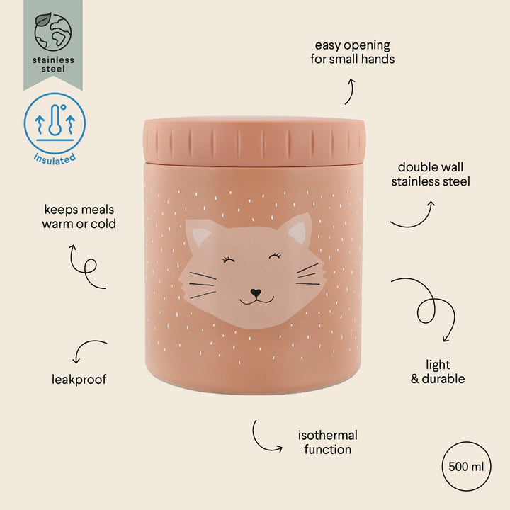 Trixie Insulated Food Jar  Mrs.Cat 500ml