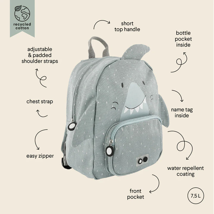 Trixie Backpack Mr.Shark