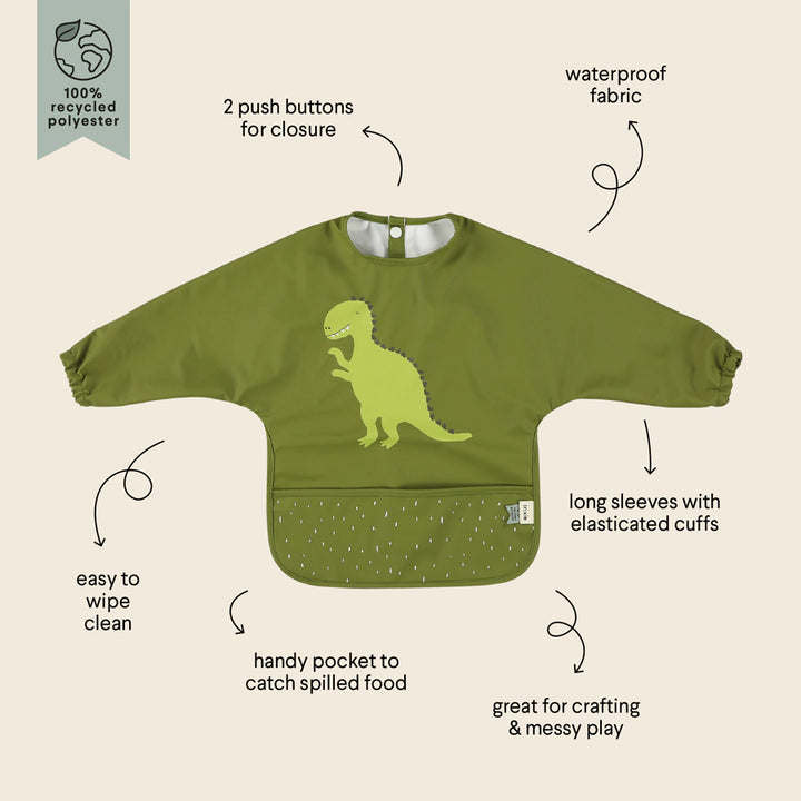 Trixie Waterproof Longsleeve Bib Mr.Dino