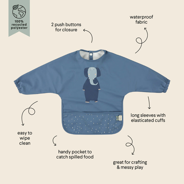 Trixie Waterproof Longsleeve Bib Mrs.Elephant
