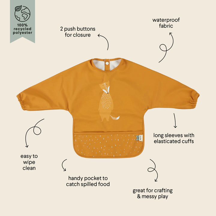 Trixie Waterproof Longsleeve Bib Mr.Fox