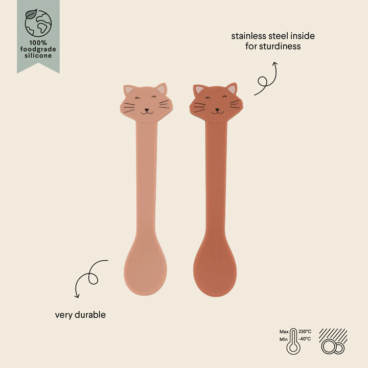 Trixie Silicone Spoon Pack of 2 Mrs.Cat