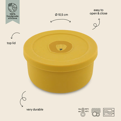 Trixie Silicone Snack Pot with Lid Mr. Lion
