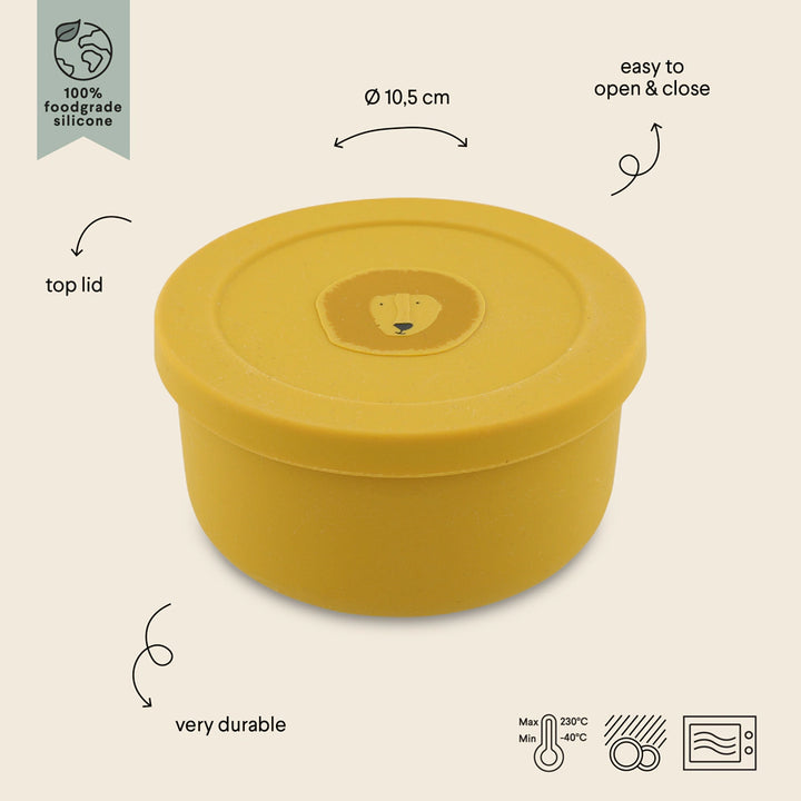 Trixie Silicone Snack Pot with Lid Mr. Lion