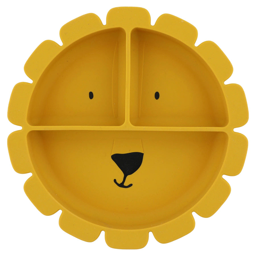 Trixie Silicone Divided Plate with suction Mr.Lion