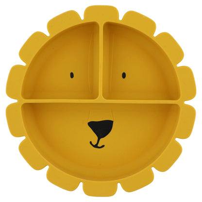 Trixie Silicone Divided Plate with suction Mr.Lion
