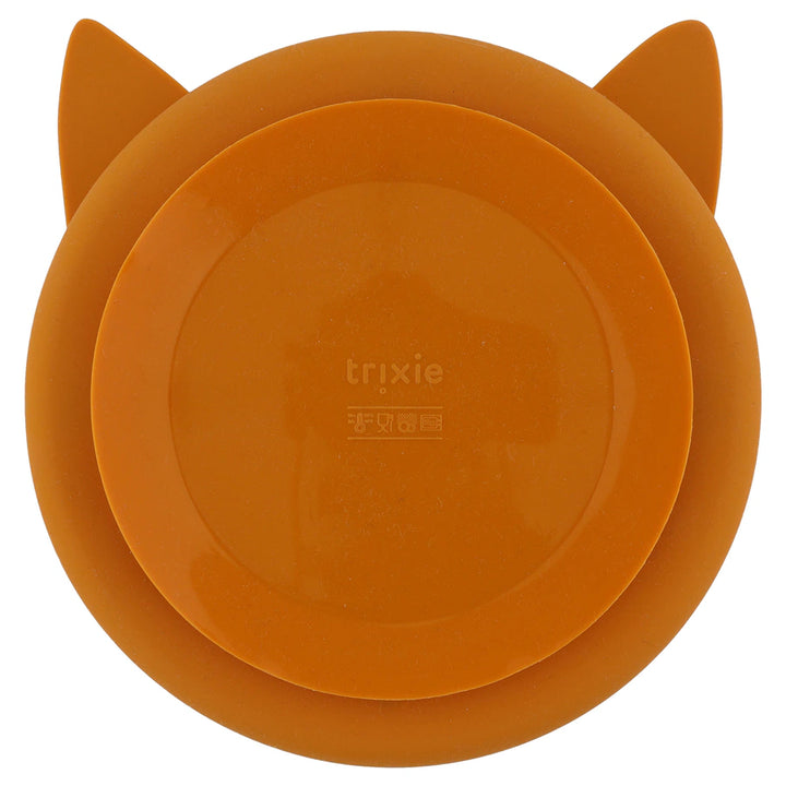 Trixie Silicone Divided Plate with Suction - Mr.Fox