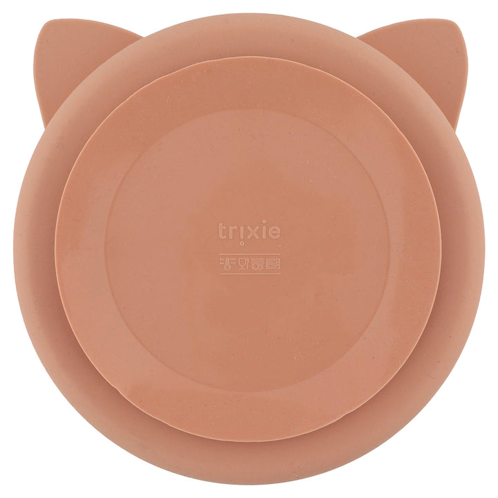 Trixie Silicone Divided Plate with Suction Mrs.Cat