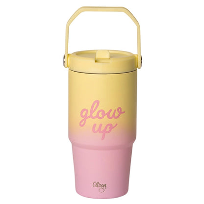 Citron 600ml Insulated Tumbler (Pink Yellow Glowup)