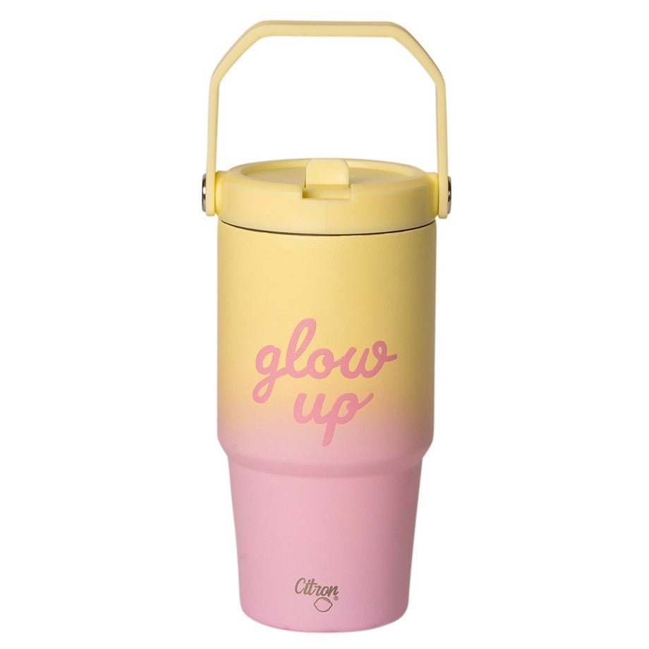 Citron 600ml Insulated Tumbler (Pink Yellow Glowup)