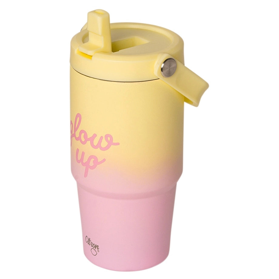 Citron 600ml Insulated Tumbler (Pink Yellow Glowup)