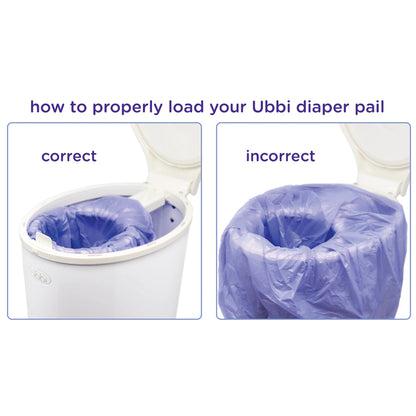 Ubbi Plastic Bags Pack of 25 (Periwinkle)