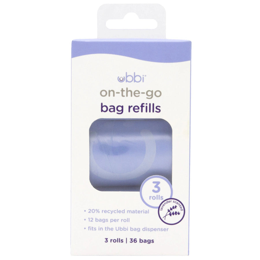 Ubbi On-The-Go Bag Dispenser refills (Grey) Ubbi On-The-Go Bag Dispenser refills (Grey)