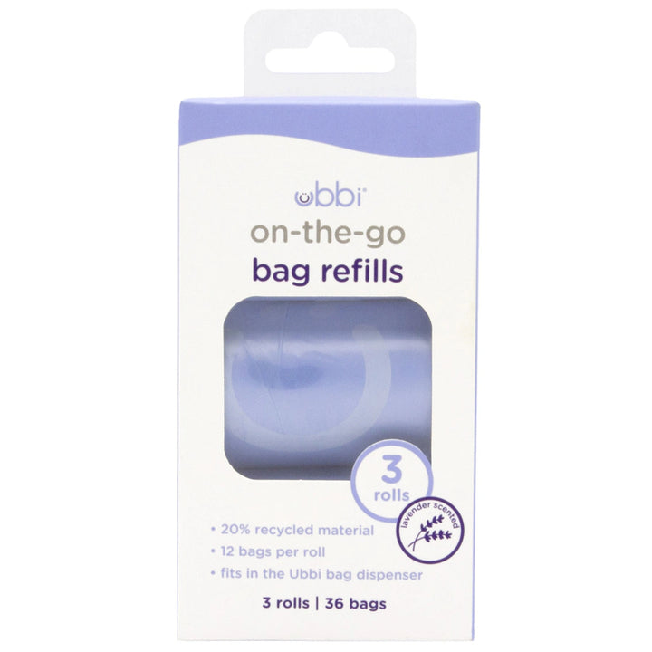 Ubbi On-The-Go Bag Dispenser refills (Grey)