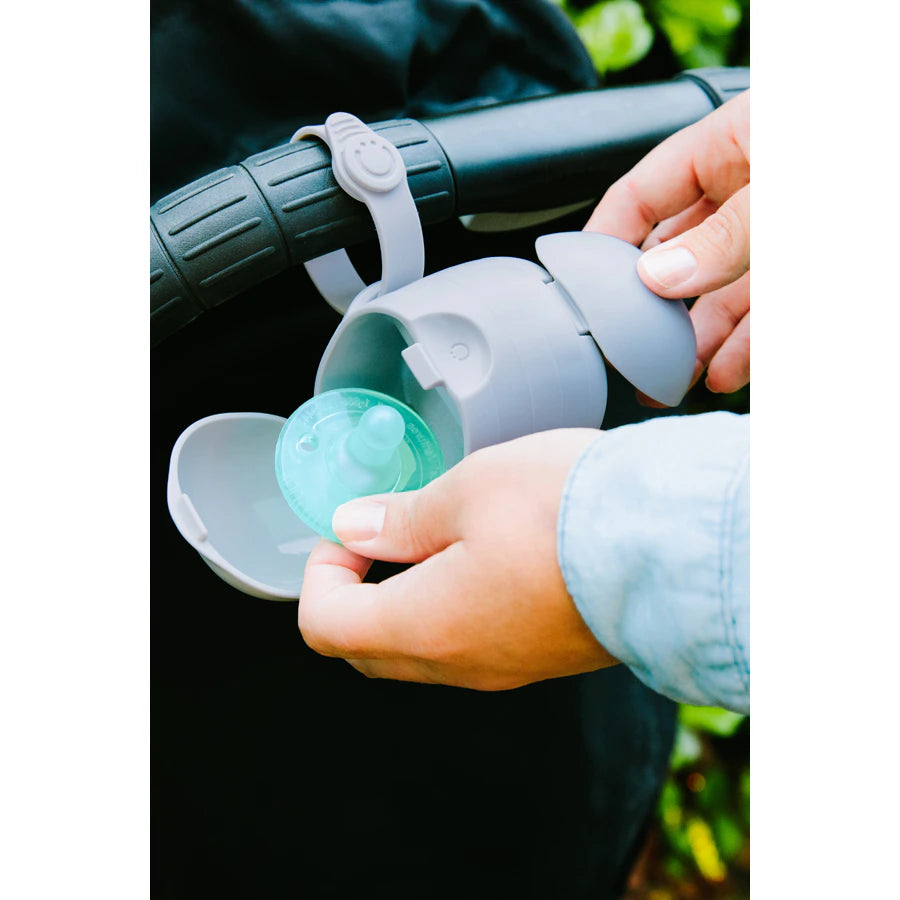 Ubbi On-The-Go Pacifier Holder (Grey)