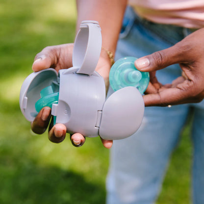Ubbi On-The-Go Pacifier Holder (Grey)