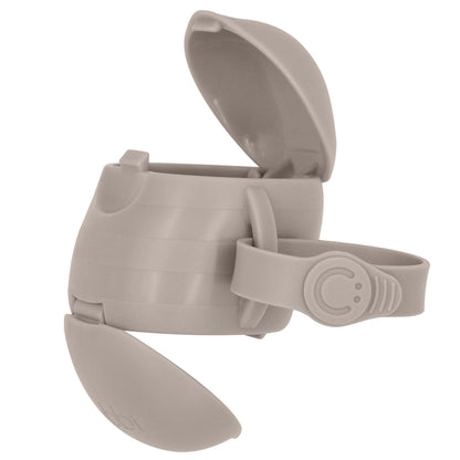 Ubbi On-The-Go Pacifier Holder (Taupe)