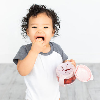 Ubbi Tweat Snack Container (Blush Pink)