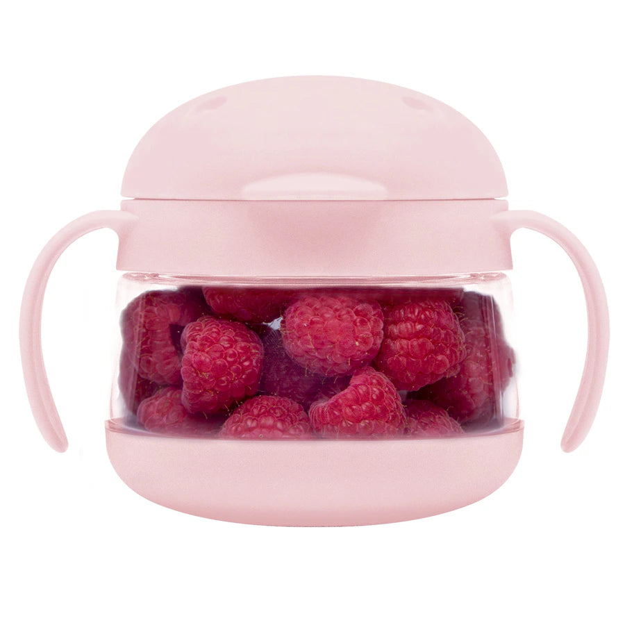 Ubbi Tweat Snack Container (Blush Pink)