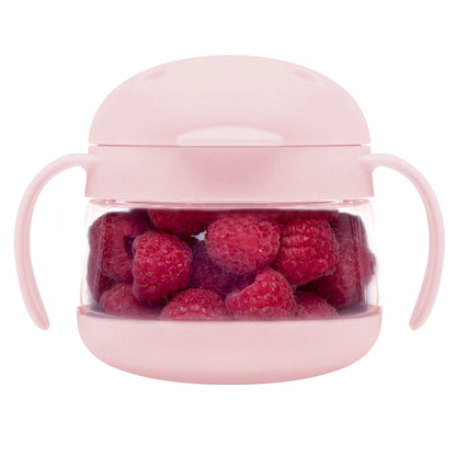 Ubbi Tweat Snack Container (Blush Pink)