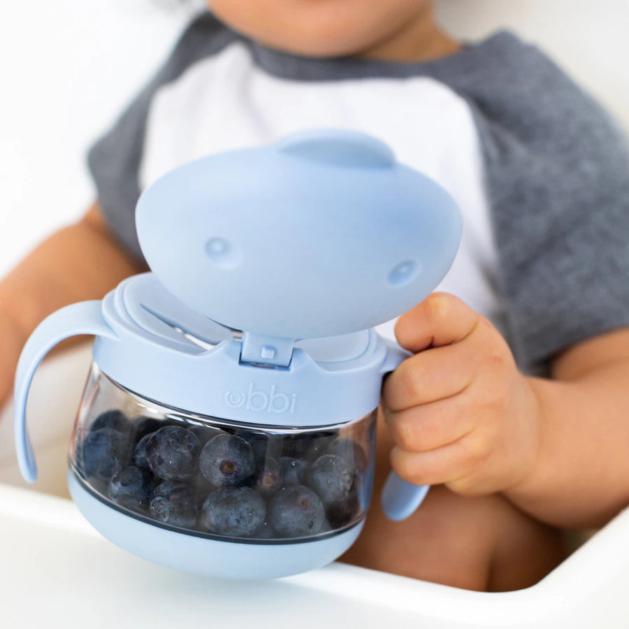 Ubbi Tweat Snack Container (Cloudy Blue) Ubbi Tweat Snack Container (Cloudy Blue)